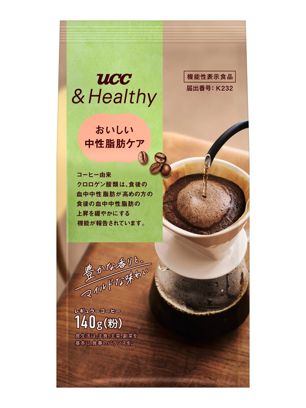 UCC &Healthy おいしい中性脂肪ケア SAP 140g