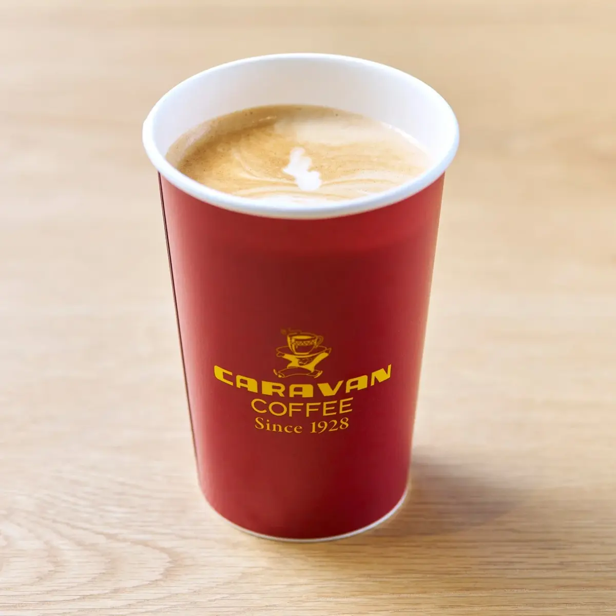 キャラバンコーヒーのラテ