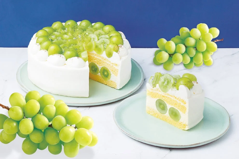 シャインマスカットのショートケーキ