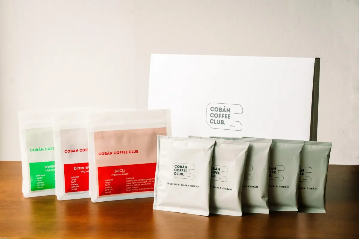 COBÁN COFFEE CLUBのコーヒー製品セット