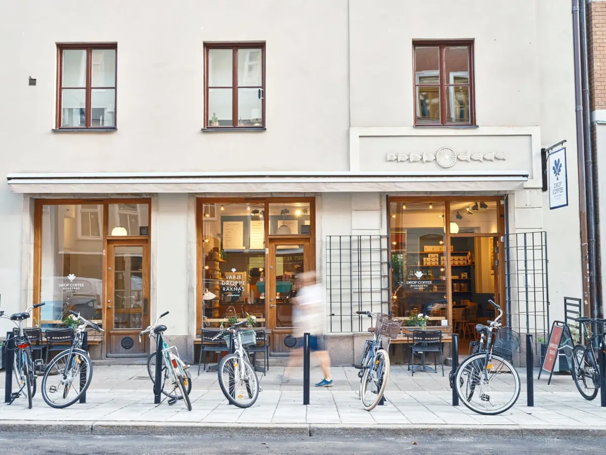 Drop Coffee Roasters ストックホルムの店舗外観