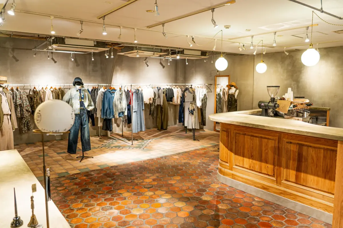 Nigel Cabourn OMOTESANDO STORE 店内