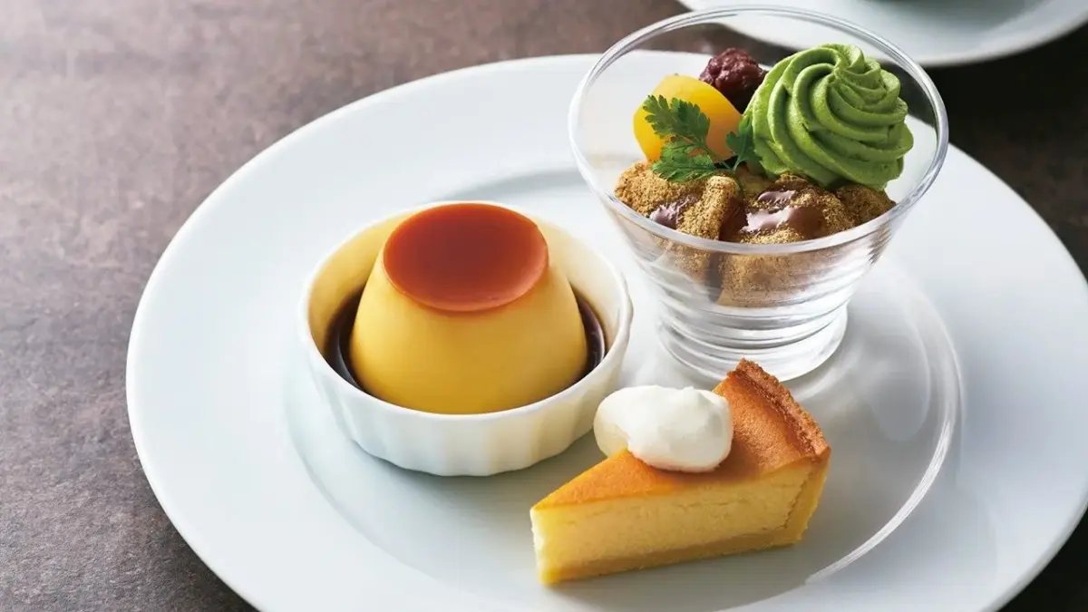 期間限定デザートプレートとお飲物
