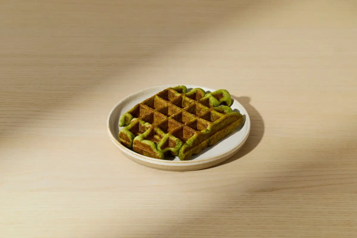 抹茶ワッフル