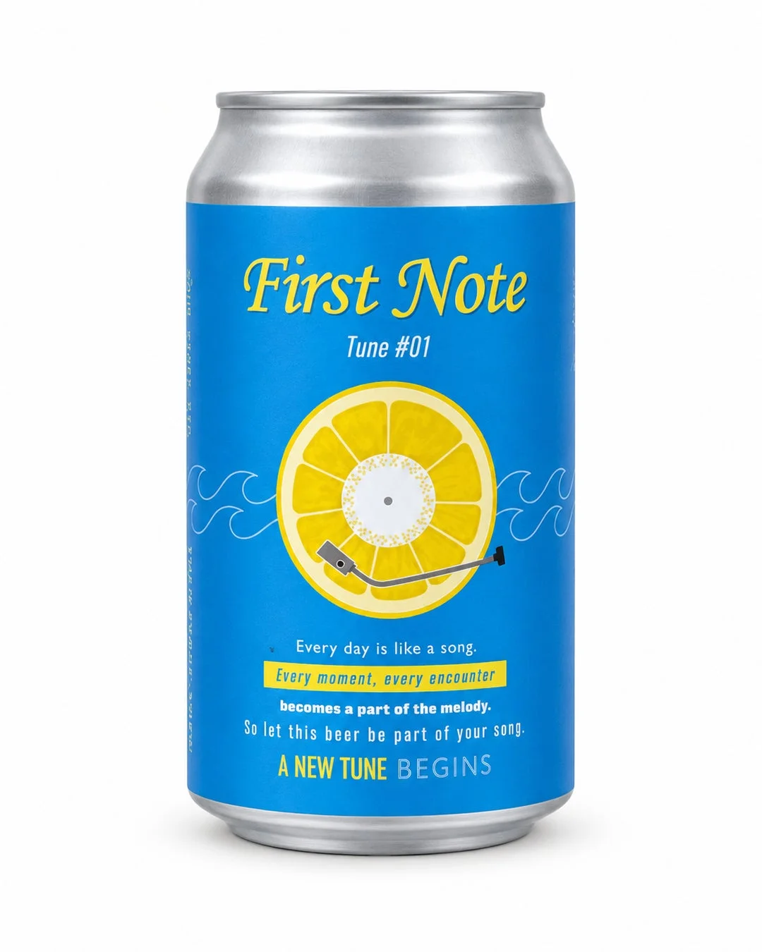 オリジナルクラフトビール「Tune #01 – First Note」の缶