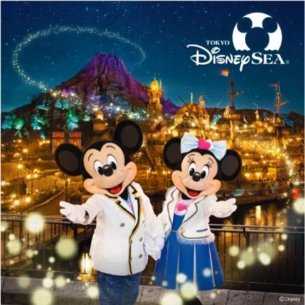 東京ディズニーシーの夜景