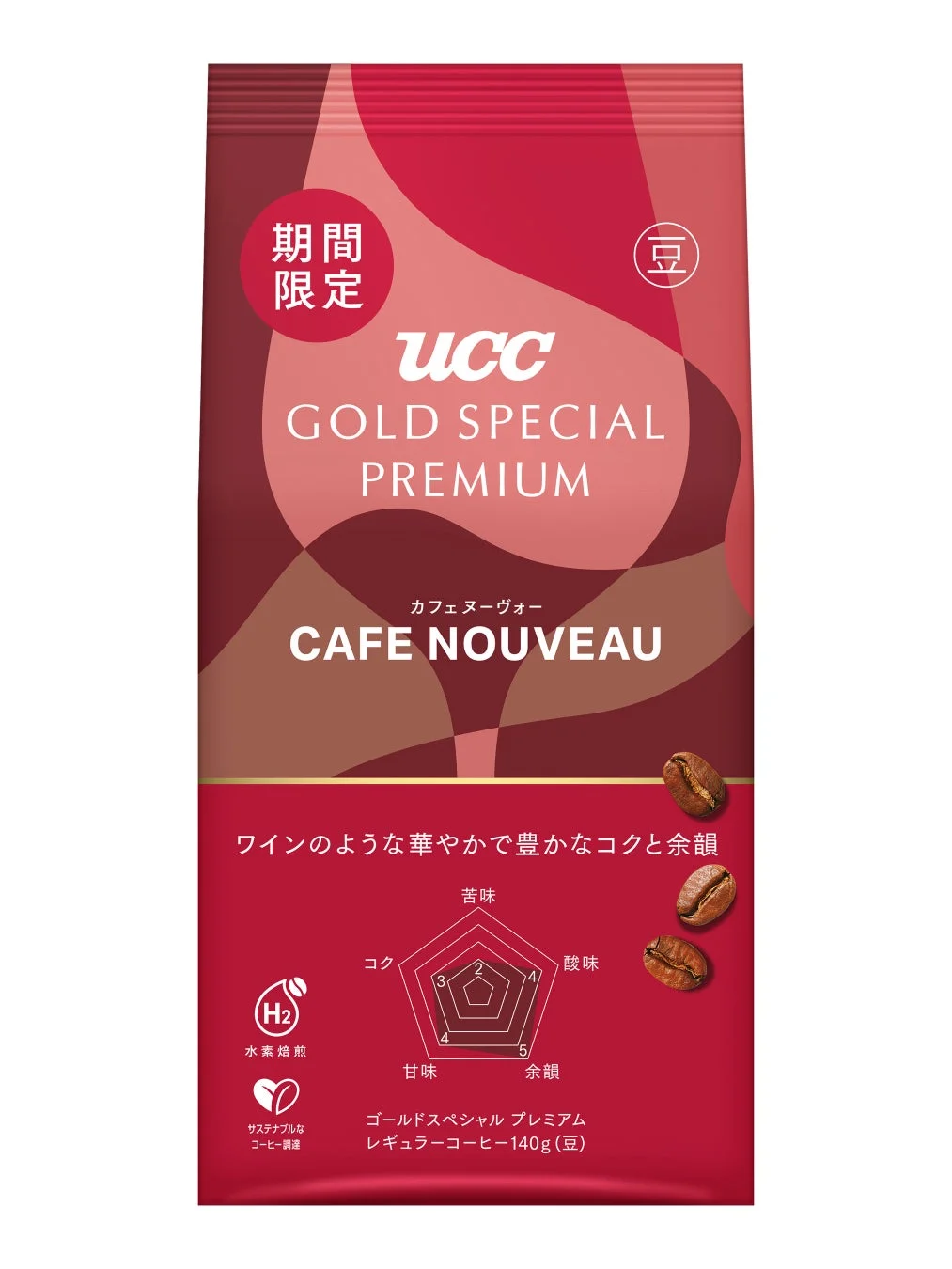 UCC GOLD SPECIAL PREMIUM CAFE NOUVEAU 炒り豆