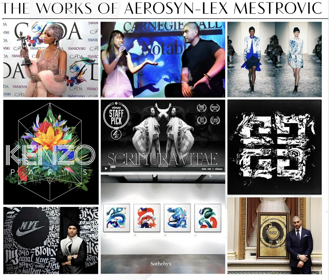 Aerosyn-Lex Mestrovic作品コラージュ