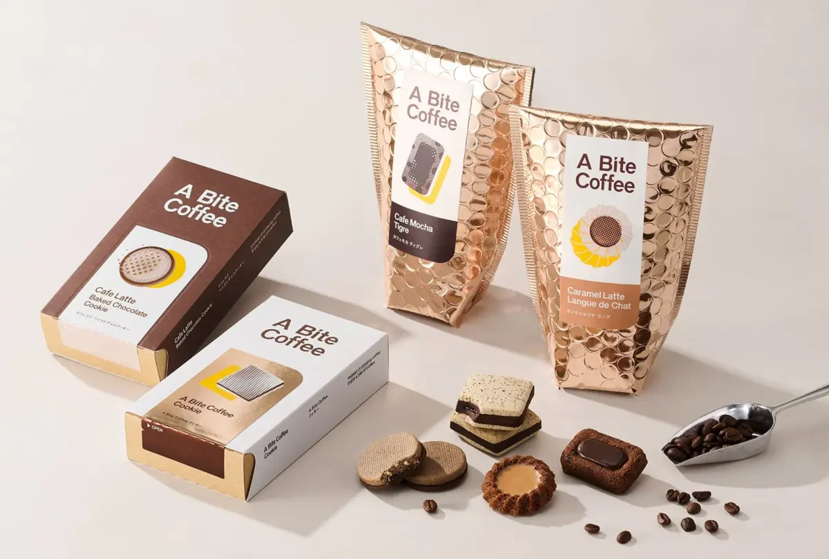 A Bite Coffeeブランドのコーヒー風味の菓子セット