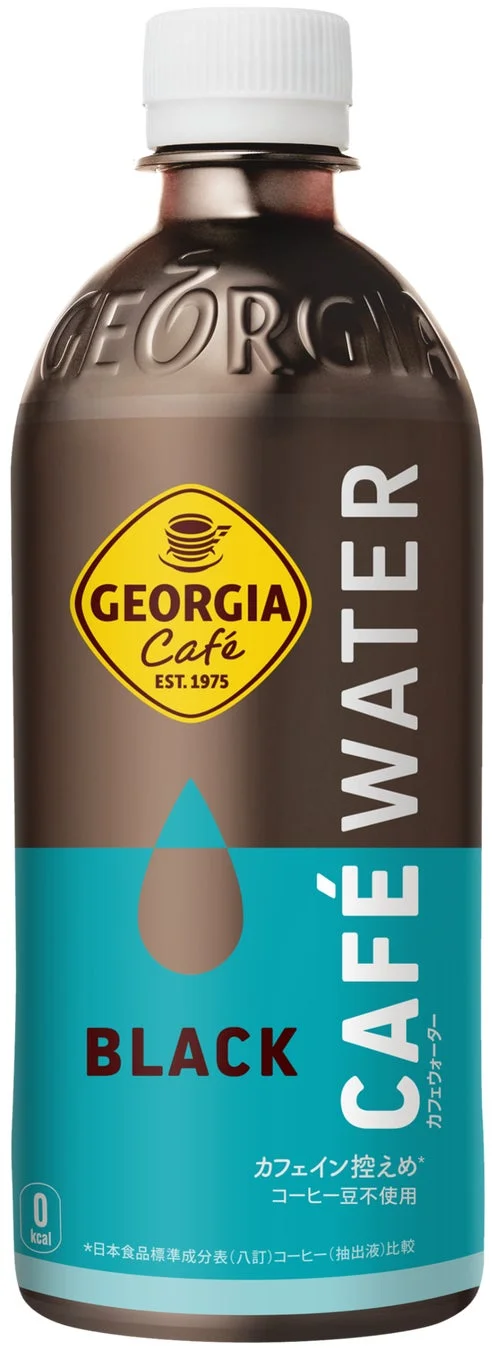 ジョージア カフェウォーター ブラックのペットボトル飲料の画像