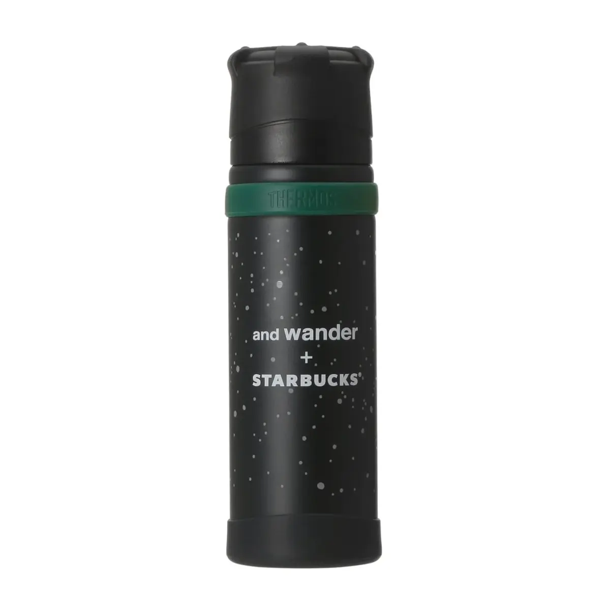 and wander + STARBUCKS ステンレス山専用ボトル ネイビー500ml